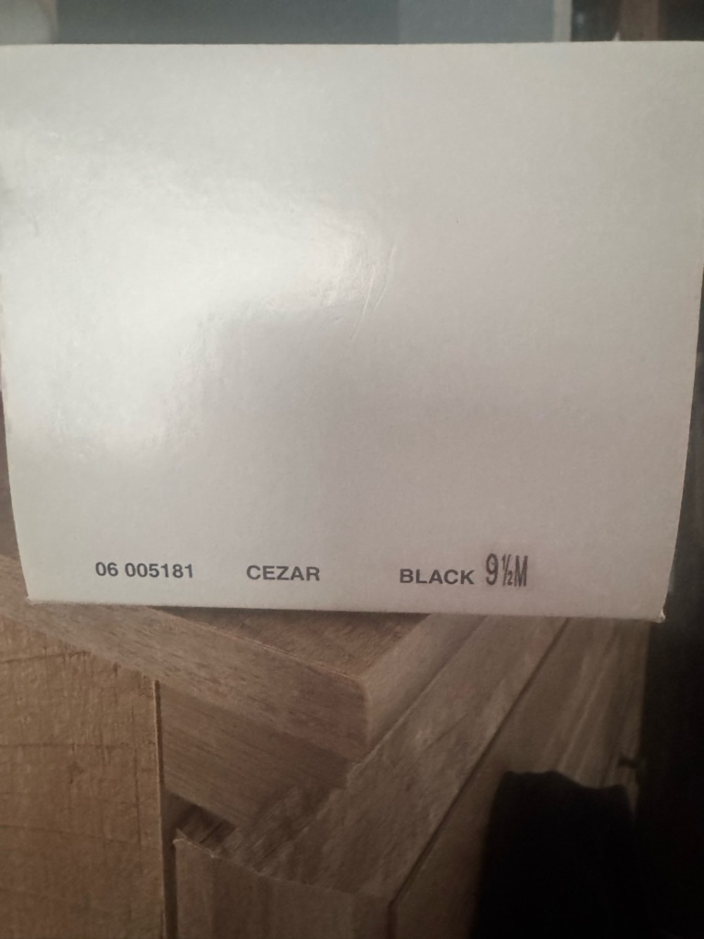 Cezar Black Shoes - Size 9.5M